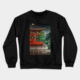 Asakusa Kannondo Temple by Tsuchiya Koitsu Crewneck Sweatshirt